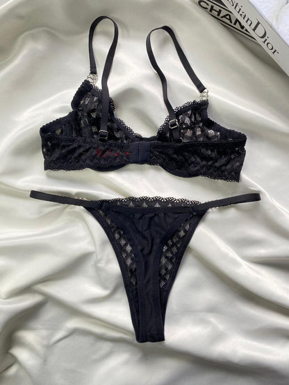 Black Lace Set